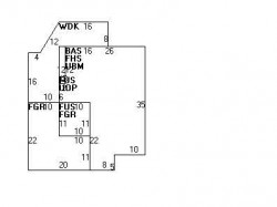 122 Cleveland St, Newton MA 02465-1532 floor plan