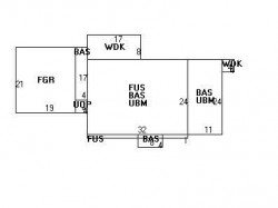 132 Hagen Rd, Newton MA 02459-2755 floor plan