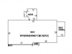 84 Brandeis Rd, Newton MA  02459-2743 floor plan