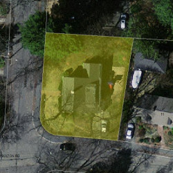 24 Fairfield St, Newton MA  02460-2108 aerial view