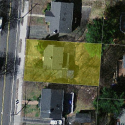 156 Winchester St, Newton MA 02461-2130 aerial view