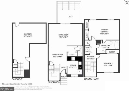 4 Crawford Ct, Trenton NJ  08690-3618 exterior