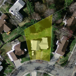 7 Deborah Rd, Newton MA  02459-2837 aerial view