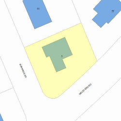 5 Burnside Rd, Newton MA  02461-1401 plot plan