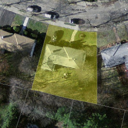 117 Truman Rd, Newton MA 02459-2640 aerial view