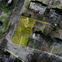 195 Mill St, Newton MA  02460-2412 aerial view