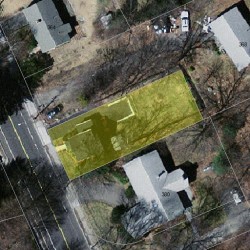 374 Winchester St, Newton MA 02461-2035 aerial view