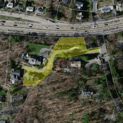 49 Dudley Rd, Newton MA  02459-2830 aerial view