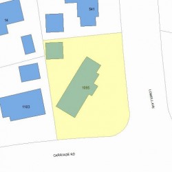 1095 Commonwealth Ave, Newton MA 02459-1446 plot plan