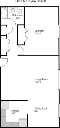 6161 Hoyne Ave, Chicago IL 60659-4255 exterior