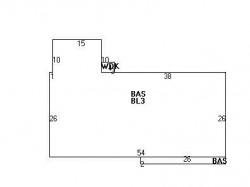 266 Derby St, Newton MA 02465-1006 floor plan