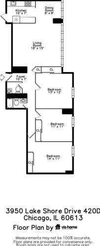 3950 Lake Shore Dr, Chicago IL  60613-3434 exterior