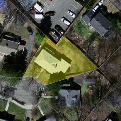18 Angier Cir, Newton MA  02466-2901 aerial view