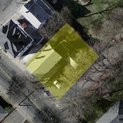 266 Adams St, Newton MA 02458-1202 aerial view