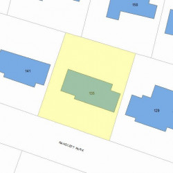 135 Randlett Park, Newton MA 02465-1743 plot plan