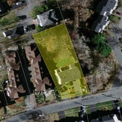 24 Hamlet St, Newton MA 02459-2315 aerial view
