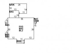 75 Clinton Pl, Newton MA 02459-1117 floor plan