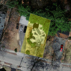 51 Warwick Rd, Newton MA 02465-1723 aerial view