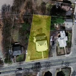 47 Auburn St, Newton MA 02465-2225 aerial view