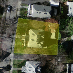 28 Westbourne Rd, Newton MA 02459-1616 aerial view