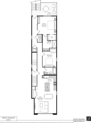 1066 Paulina St, Chicago IL  60622-3861 exterior