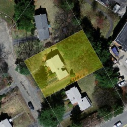 9 Belmore Park, Newton MA 02462-1503 aerial view