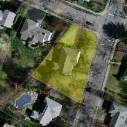 109 Oak Hill St, Newton MA 02459-3455 aerial view