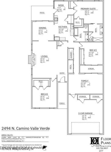 2494 Camino Valle Verde, Tucson AZ  85715-3405 exterior