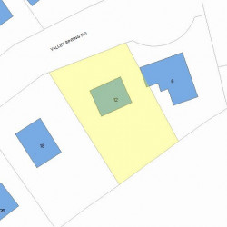 12 Valley Spring Rd, Newton MA 02458-2712 plot plan