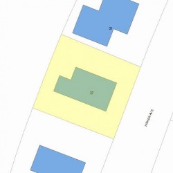 37 Fisher Ave, Newton MA 02461-1142 plot plan
