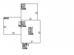 392 Wolcott St, Newton MA 02466-1533 floor plan