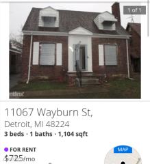 11067 Wayburn St, Detroit MI  48224-1629 exterior