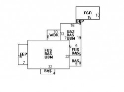 312 Quinobequin Rd, Newton MA 02468-2104 floor plan