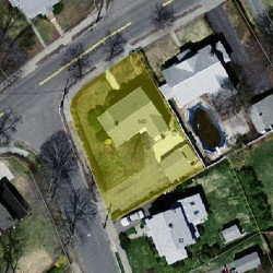 140 Auburndale Ave, Newton MA 02465-1420 aerial view