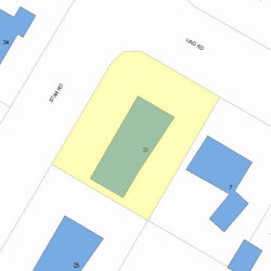 31 Star Rd, Newton MA 02465-1039 plot plan