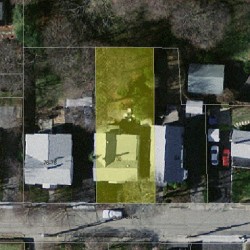 80 Clinton Pl, Newton MA 02459-1141 aerial view