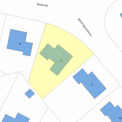 17 Hagen Rd, Newton MA 02459-2729 plot plan