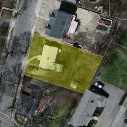 9 Edward Rd, Newton MA  02465-1120 aerial view
