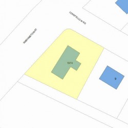 1974 Washington St, Newton MA 02462-1601 plot plan