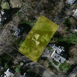 17 Bellevue St, Newton MA 02458-1918 aerial view