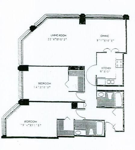 405 Wabash Ave, Chicago IL  60605-1208 exterior