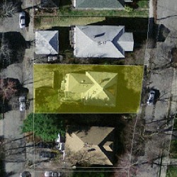 21 Westbourne Rd, Newton MA 02459-1617 aerial view