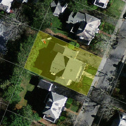 31 Hobart Rd, Newton MA 02459-1312 aerial view