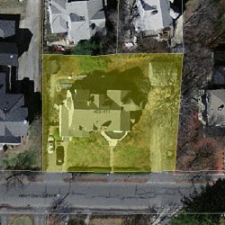 411 Newtonville Ave, Newton MA 02460-1926 aerial view