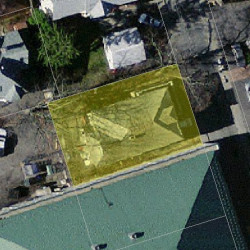 17 Bacon St, Newton MA 02458-1615 aerial view
