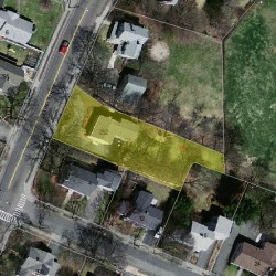 252 Lexington St, Newton MA 02466-1217 aerial view
