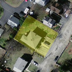 17 High St, Newton MA  02461-1925 aerial view