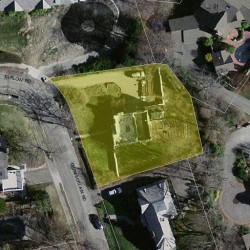 6 Chamberlain Rd, Newton MA  02458-2405 aerial view