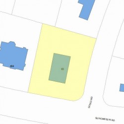 63 Gould Rd, Newton MA  02468-2142 plot plan