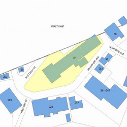 87 Rumford Ave, Newton MA 02466 plot plan